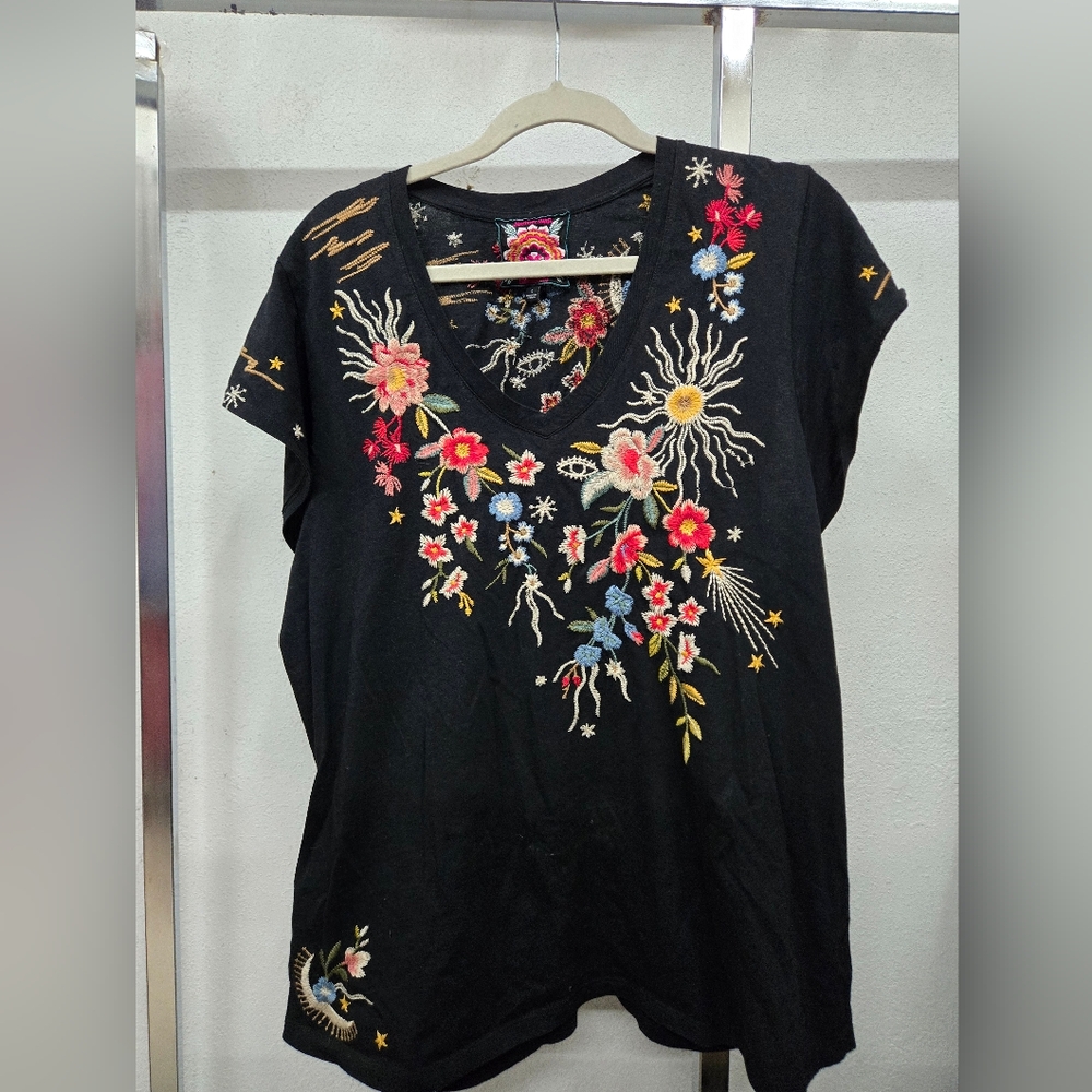 Johnny Was Nwt Lissa Flutter Top. Size Large And … - image 5